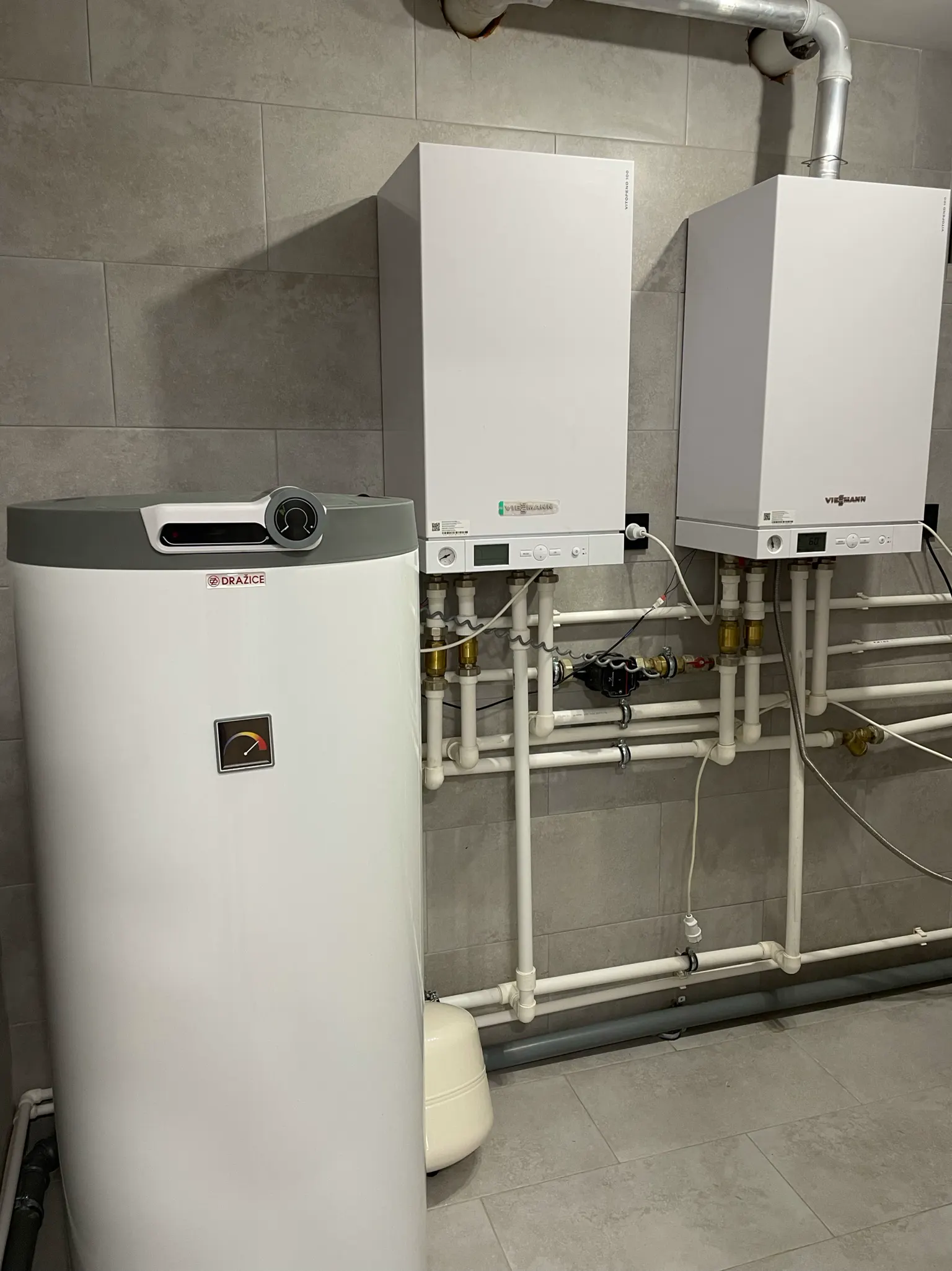 Котельная с котлами Viessmann в доме в Житнево